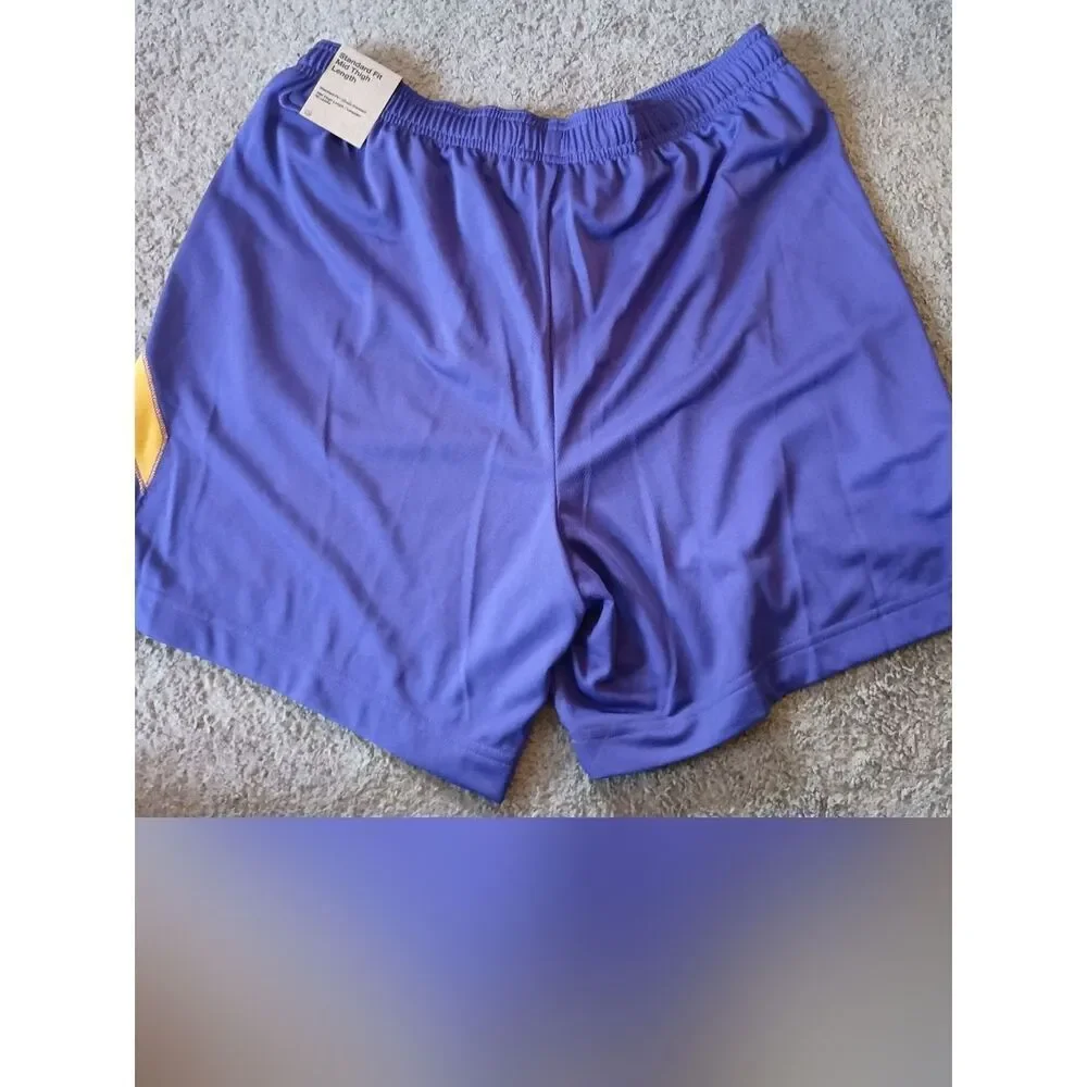 Nike Kobe Boys Basketball Shorts Purple/Gold Sizes Lrg & XL BRAND NEW WITH TAGS